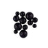 AussieSuperStore Jewellery Making Supplies Glass Pearl Black Glass Pearl Black | Jewellery Making Beads 9331468017349 VCGPMXBK